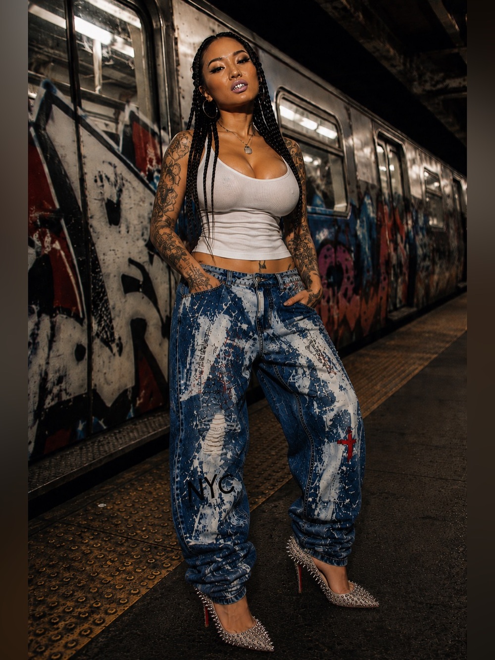 PRPS Le Sabre Portage Distressed Art Denim | Archive • FW’21